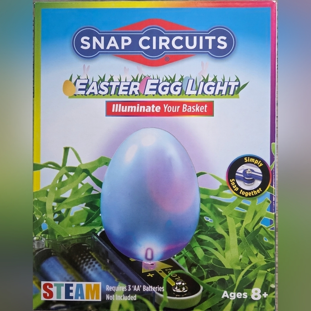 Snap Circuits Easter Egg Light Kit Stem Decorate Illuminate Your Basket Stuffers